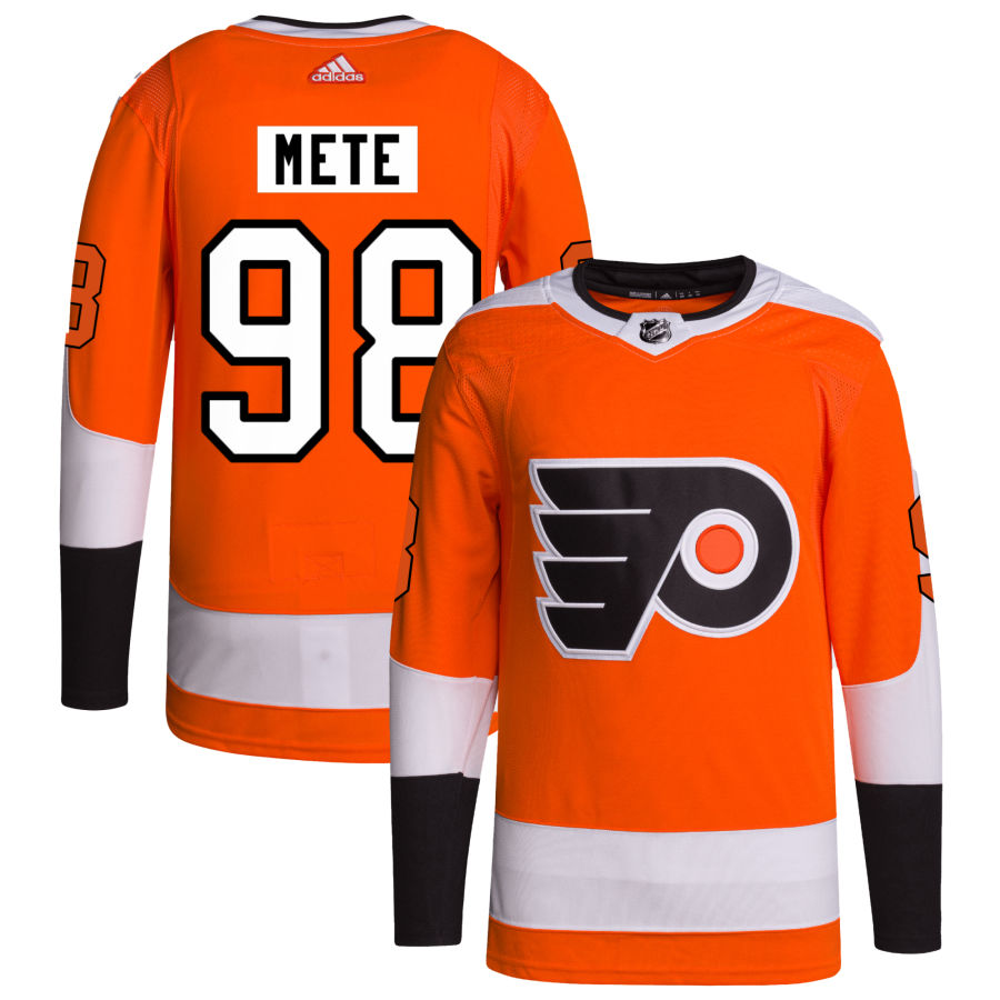 Victor Mete Philadelphia Flyers Home Primegreen Authentic Pro Jersey - Orange