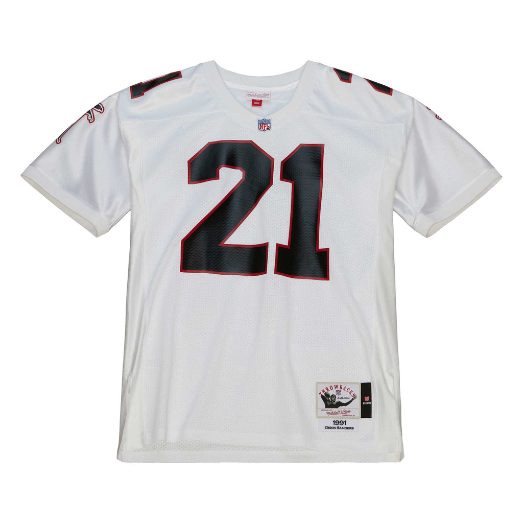 Deion Sanders Atlanta Falcons Mitchell & Ness 1991 Authentic Jersey - White