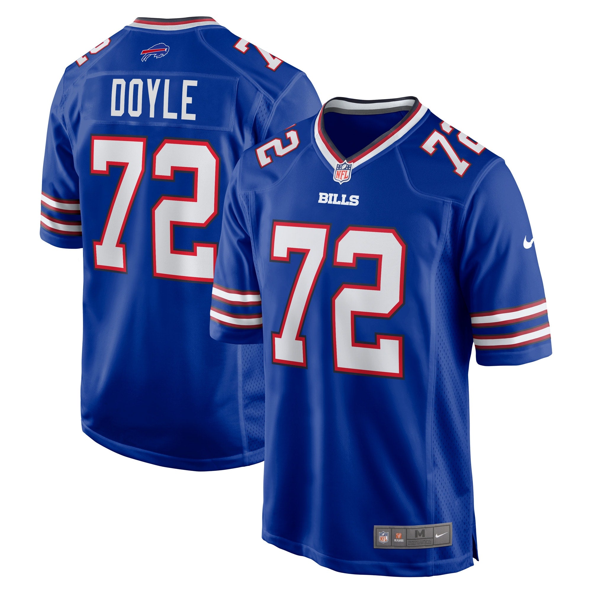 Tommy Doyle Buffalo Bills Game Player Jersey - Royal