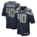 Darryl Johnson Seattle Seahawks Game Player Jersey - College Navy