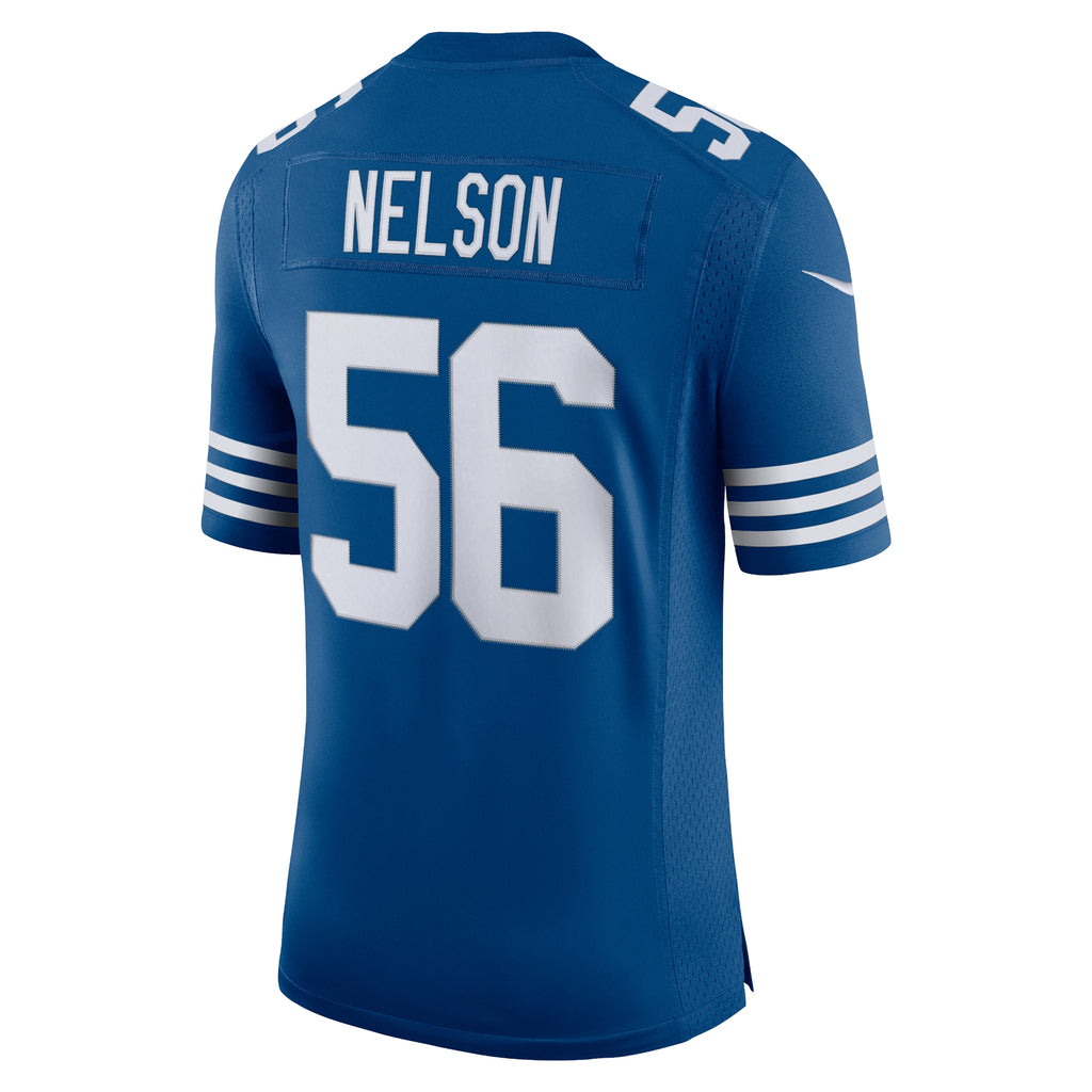 Men's Quenton Nelson Royal Indianapolis Colts Alternate Vapor Limited Jersey