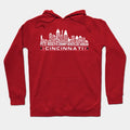 Cincinnati Baseball Team All Time Legends, Cincinnati City Skyline Hoodie