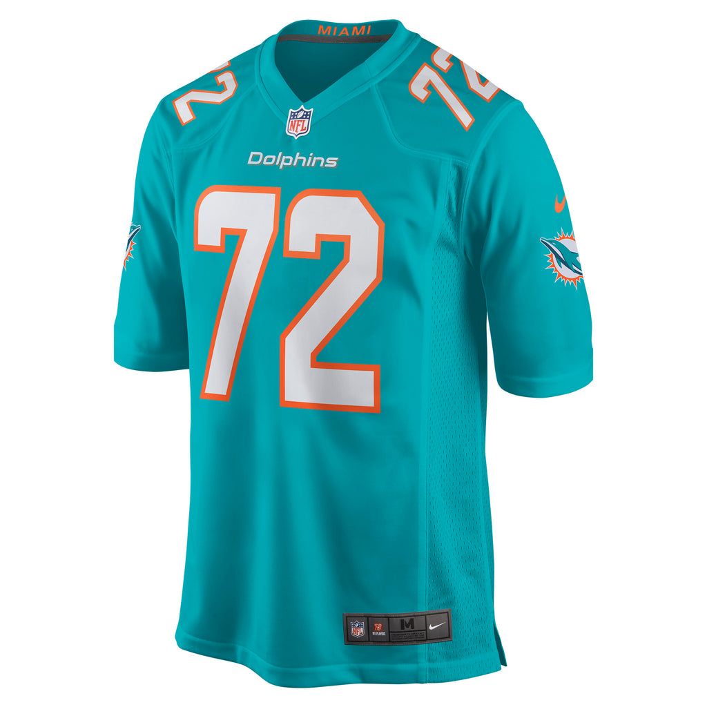 Terron Armstead Miami Dolphins Game Jersey - Aqua