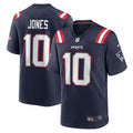 Men's New England Patriots Mac Jones Player Game Jersey Navy