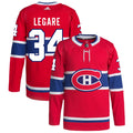 Nathan Legare Montreal Canadiens Home Primegreen Authentic Pro Jersey - Red