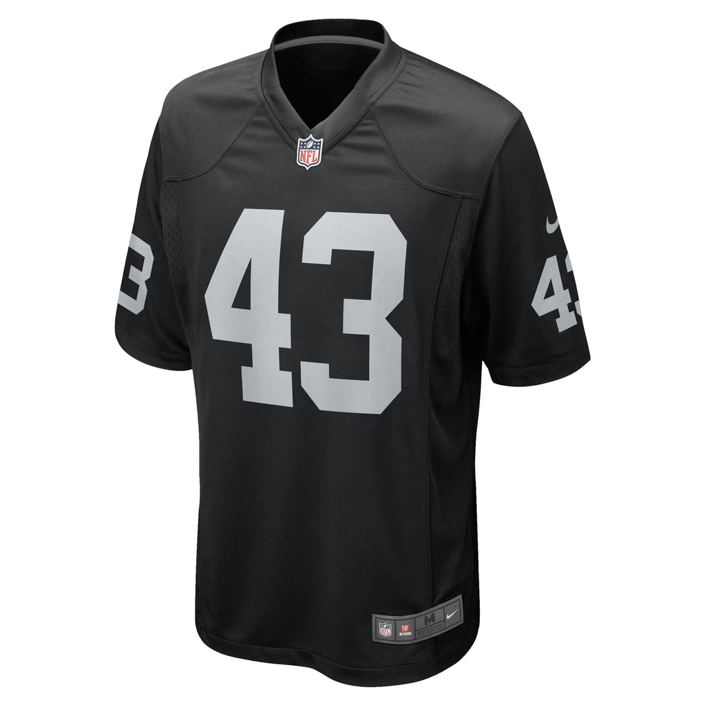 Kanai Mauga Las Vegas Raiders Team Game Jersey - ?Black