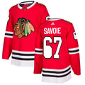 Samuel Savoie Chicago Blackhawks Authentic Jersey - Red