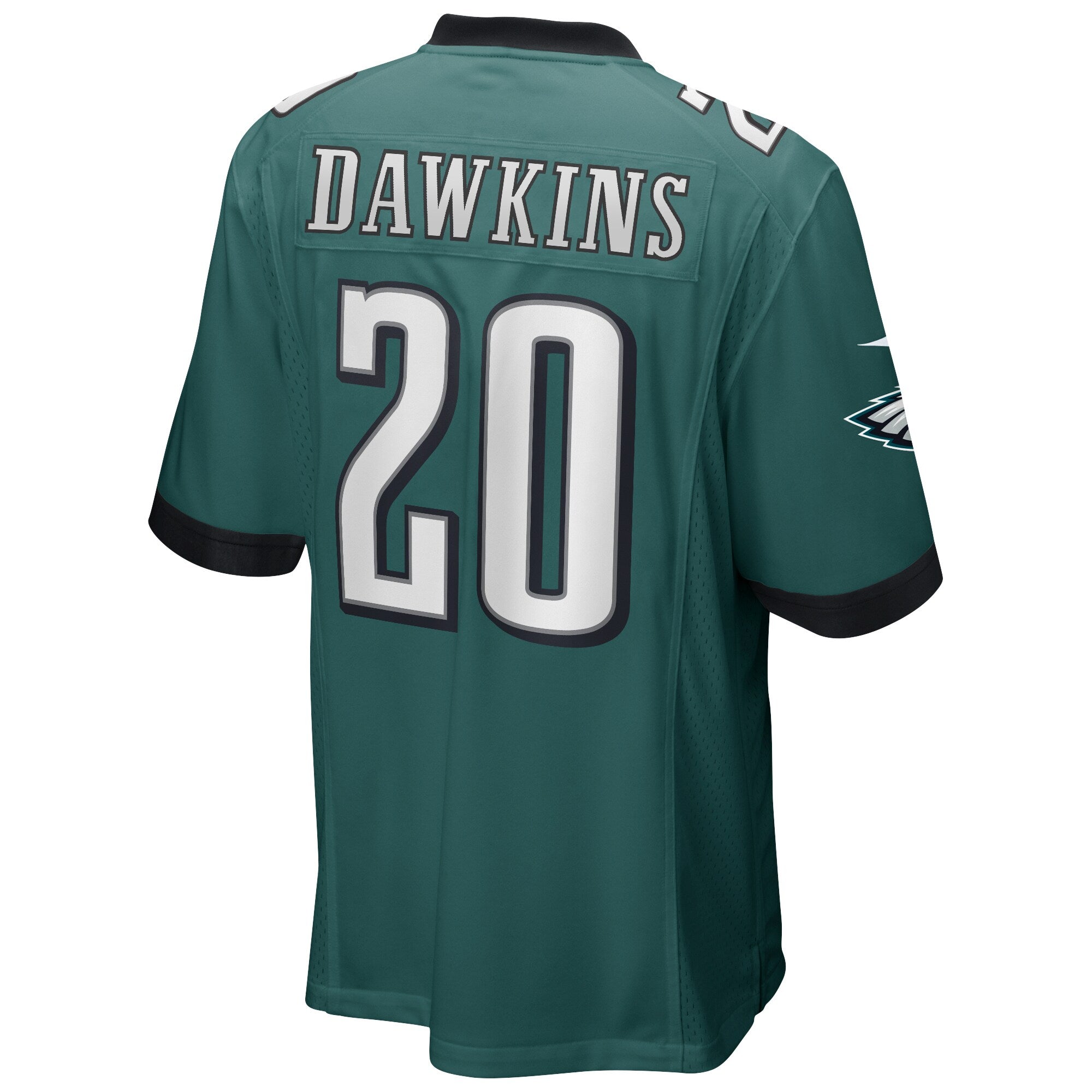 Brian Dawkins Philadelphia Eagles Game Retired Player Jersey - Midnight Green