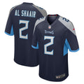 Azeez Al-Shaair Tennessee Titans Game Jersey - Navy