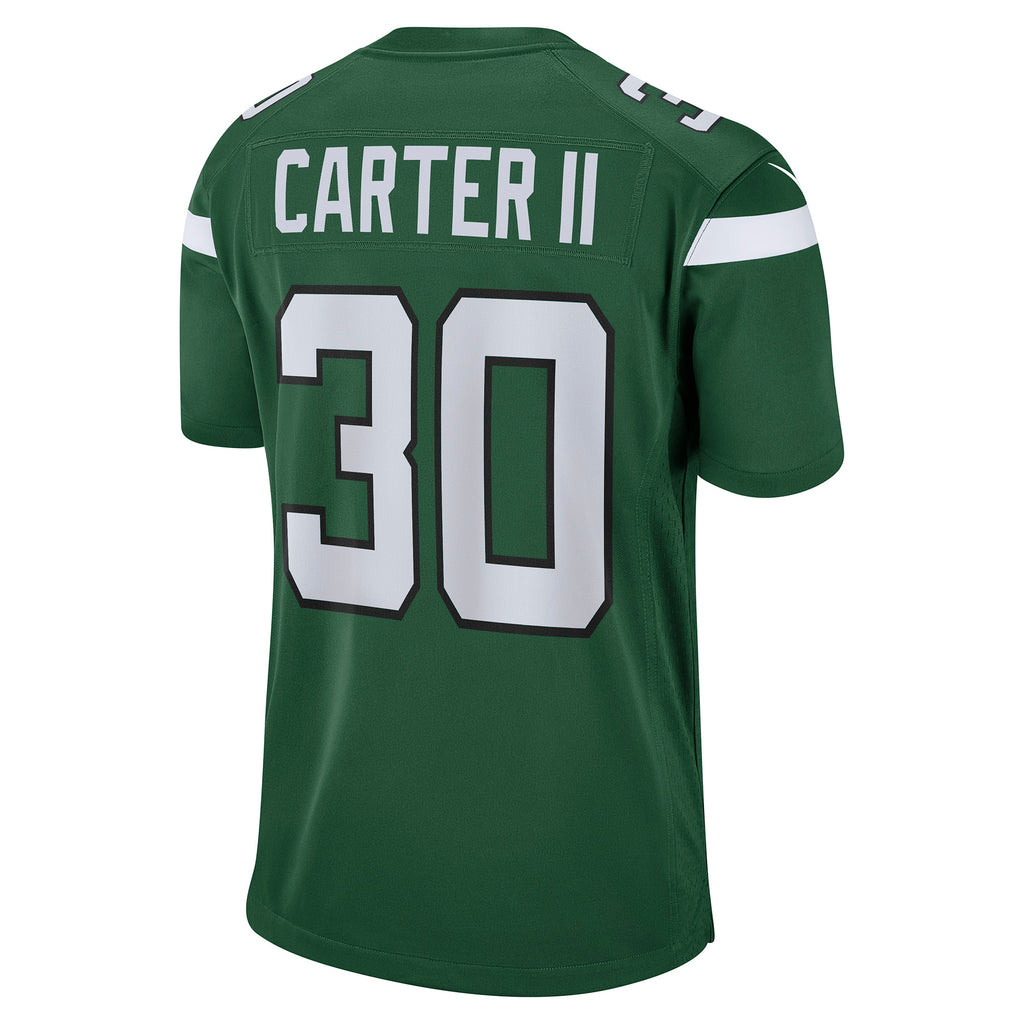 Michael Carter II New York Jets Game Jersey - Gotham Green