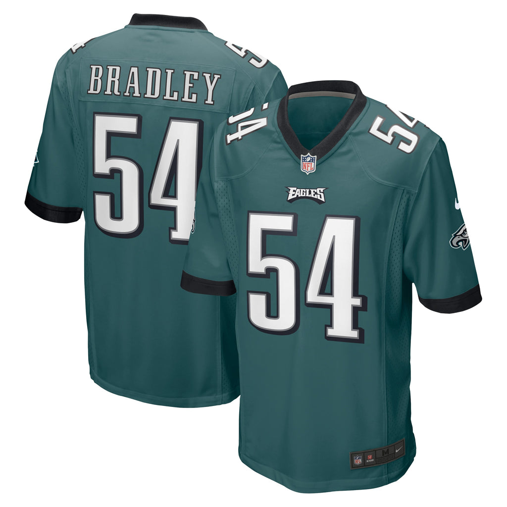 Shaun Bradley Philadelphia Eagles Game Jersey - Midnight Green