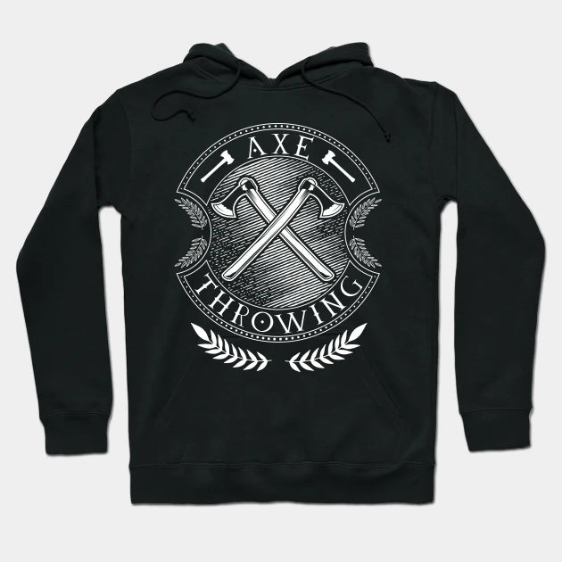 Crossed Axes - Axe Throwing Hoodie