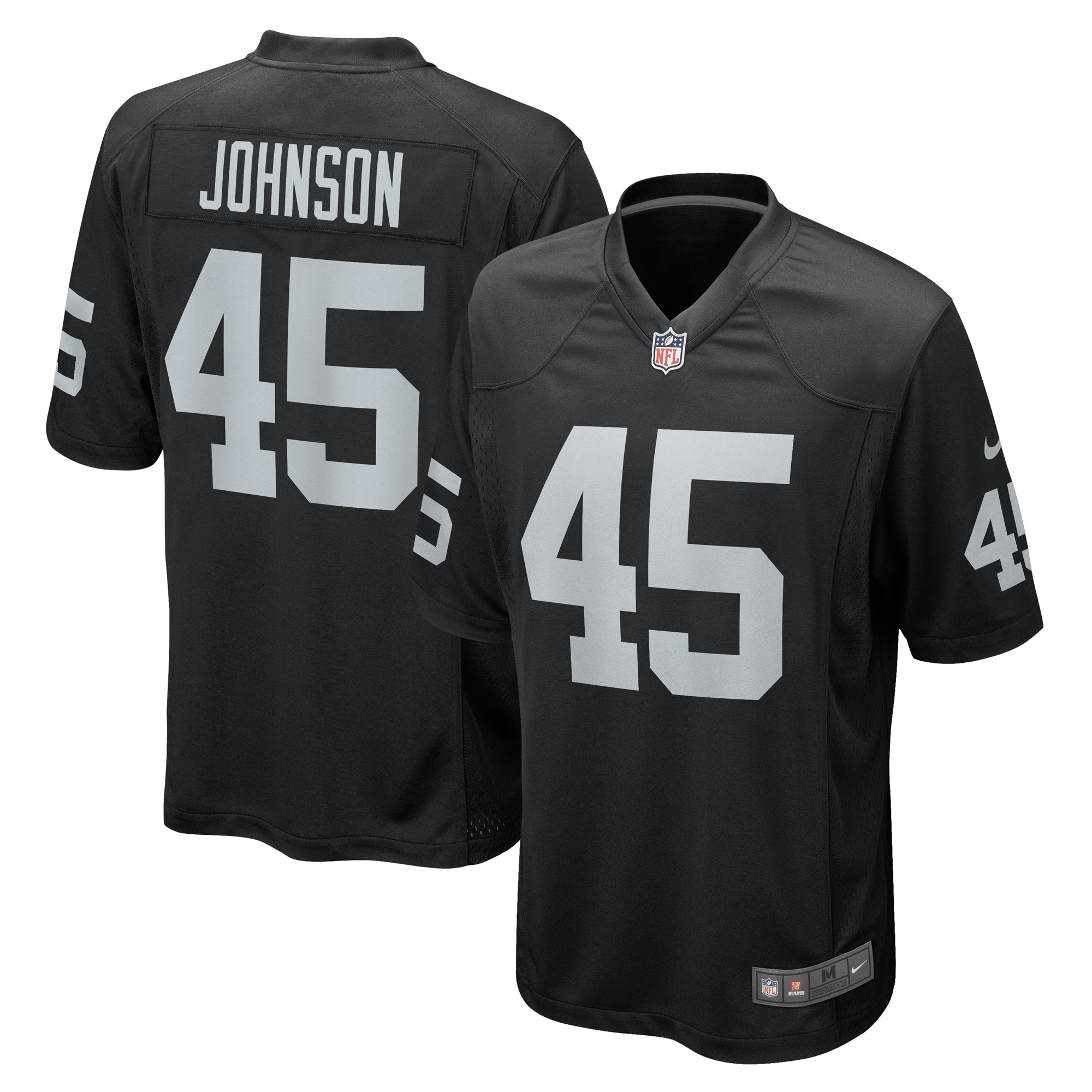 Jaquan Johnson Las Vegas Raiders Game Player Jersey - Black