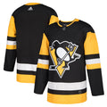 Pittsburgh Penguins Home Authentic Blank Jersey - Black