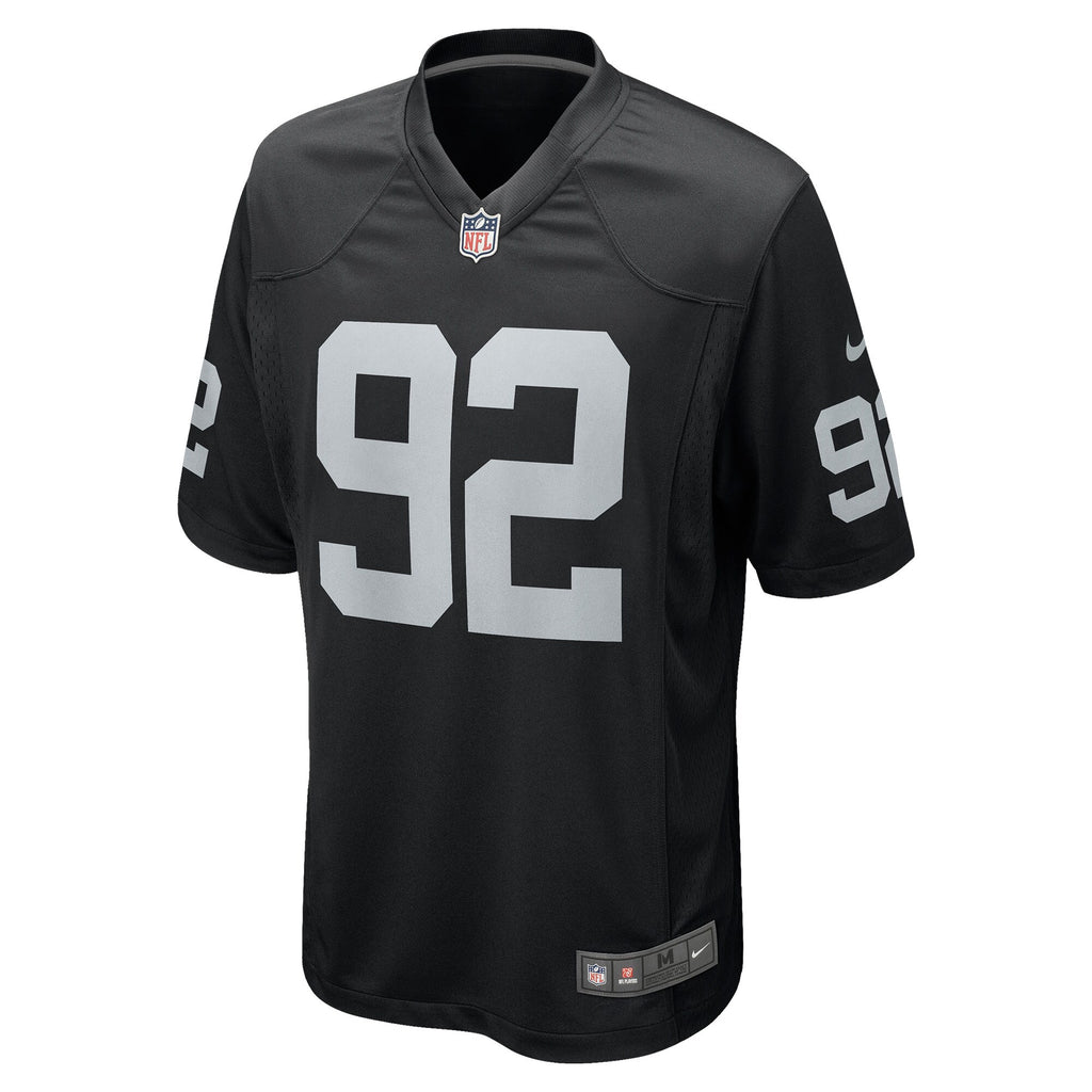 Richard Seymour Las Vegas Raiders Retired Player Game Jersey - Black