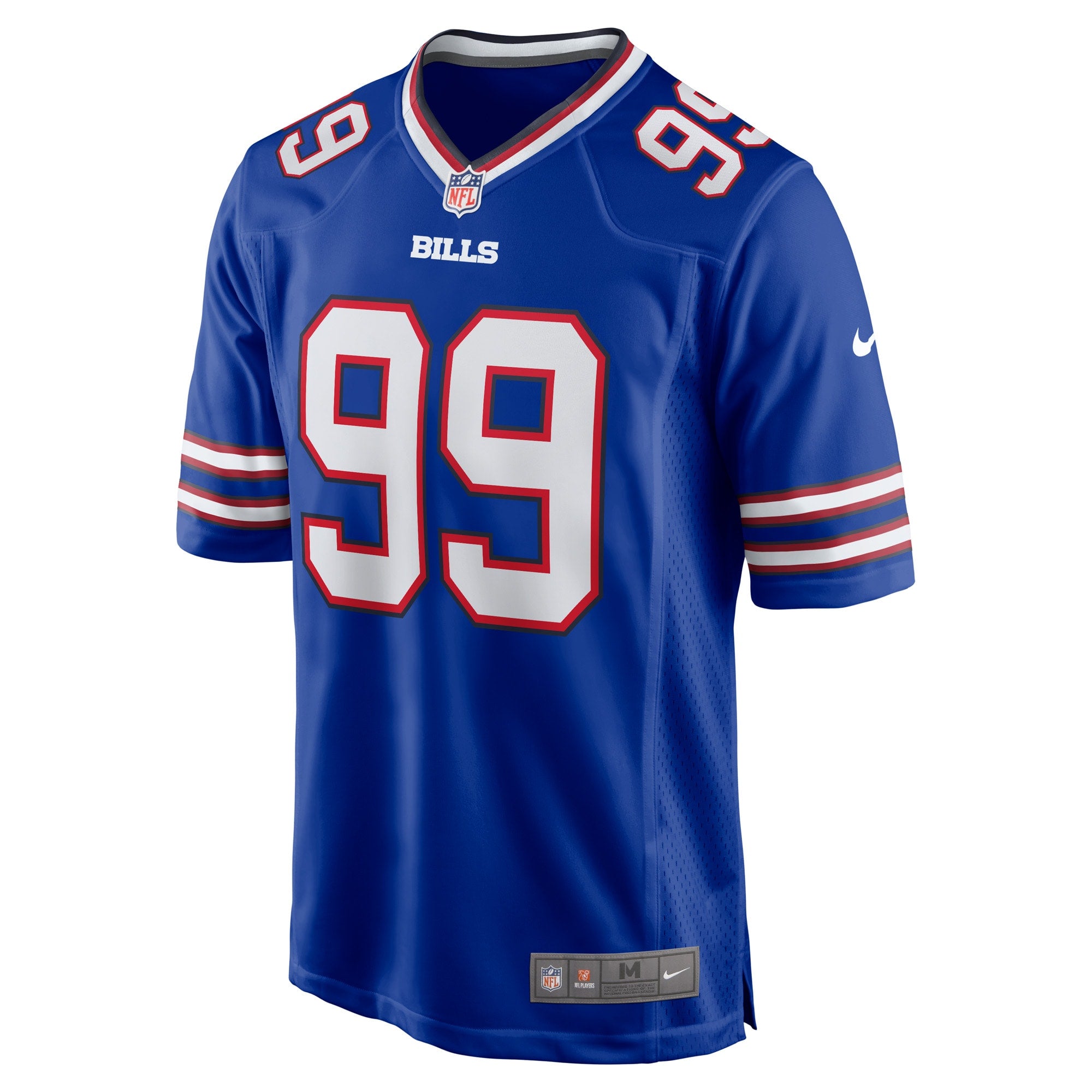 Tim Settle Buffalo Bills Game Jersey - Royal
