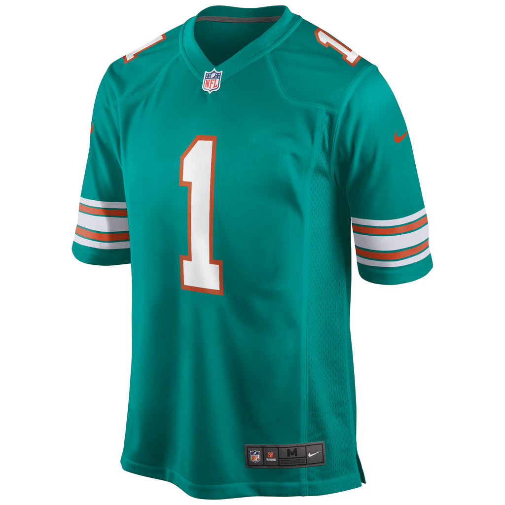 Tua Tagovailoa Miami Dolphins Alternate Game Jersey - Aqua