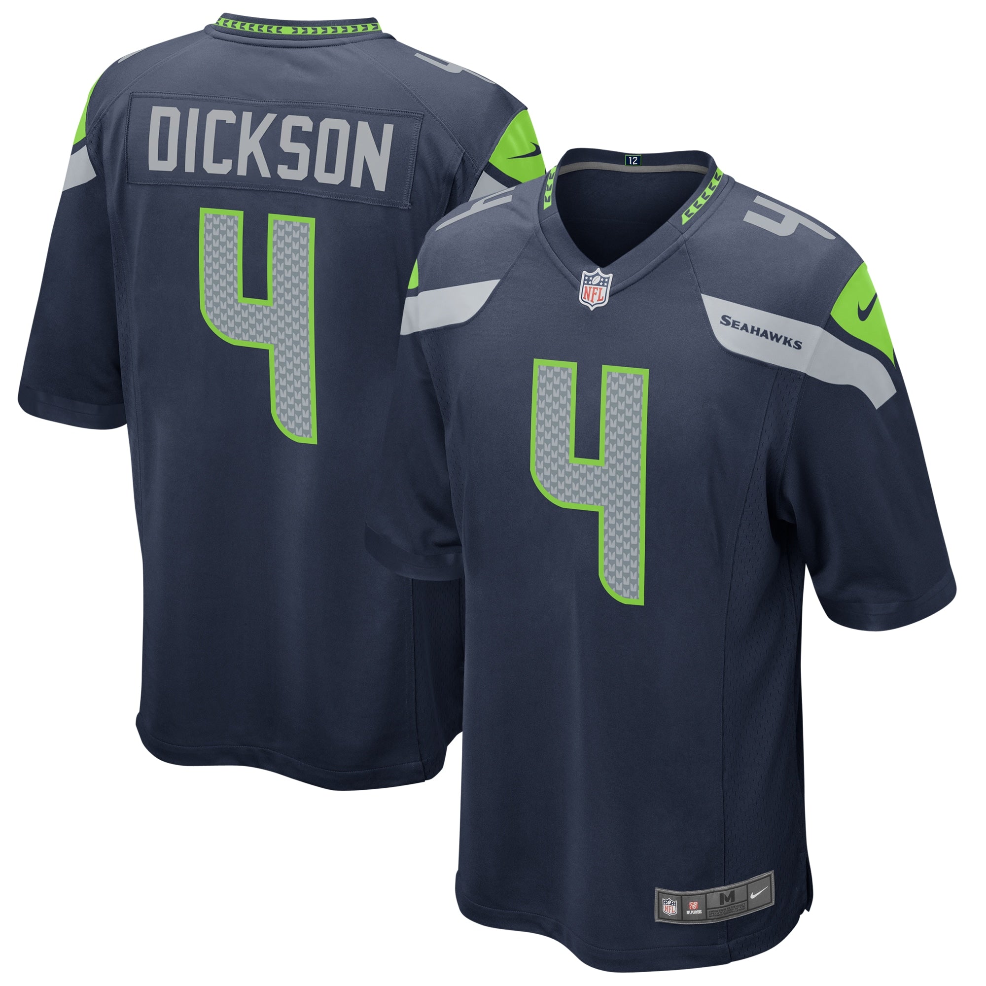 Michael Dickson Seattle Seahawks Game Jersey - College Navy