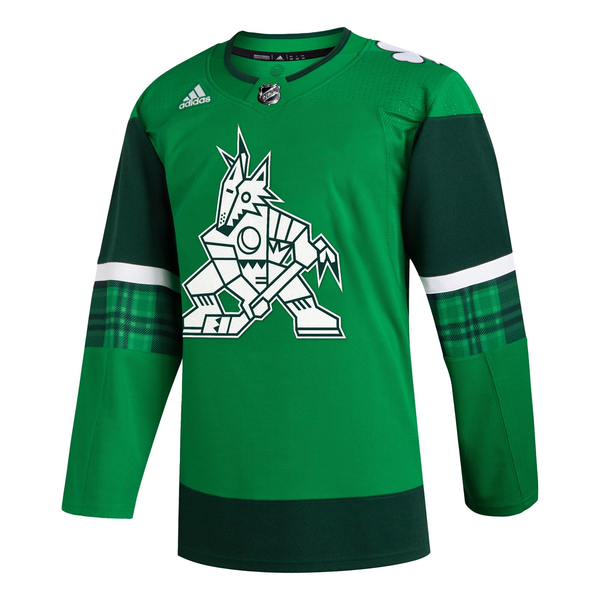 Arizona Coyotes 2023 St. Patrick's Day Primegreen Authentic Jersey - Kelly Green