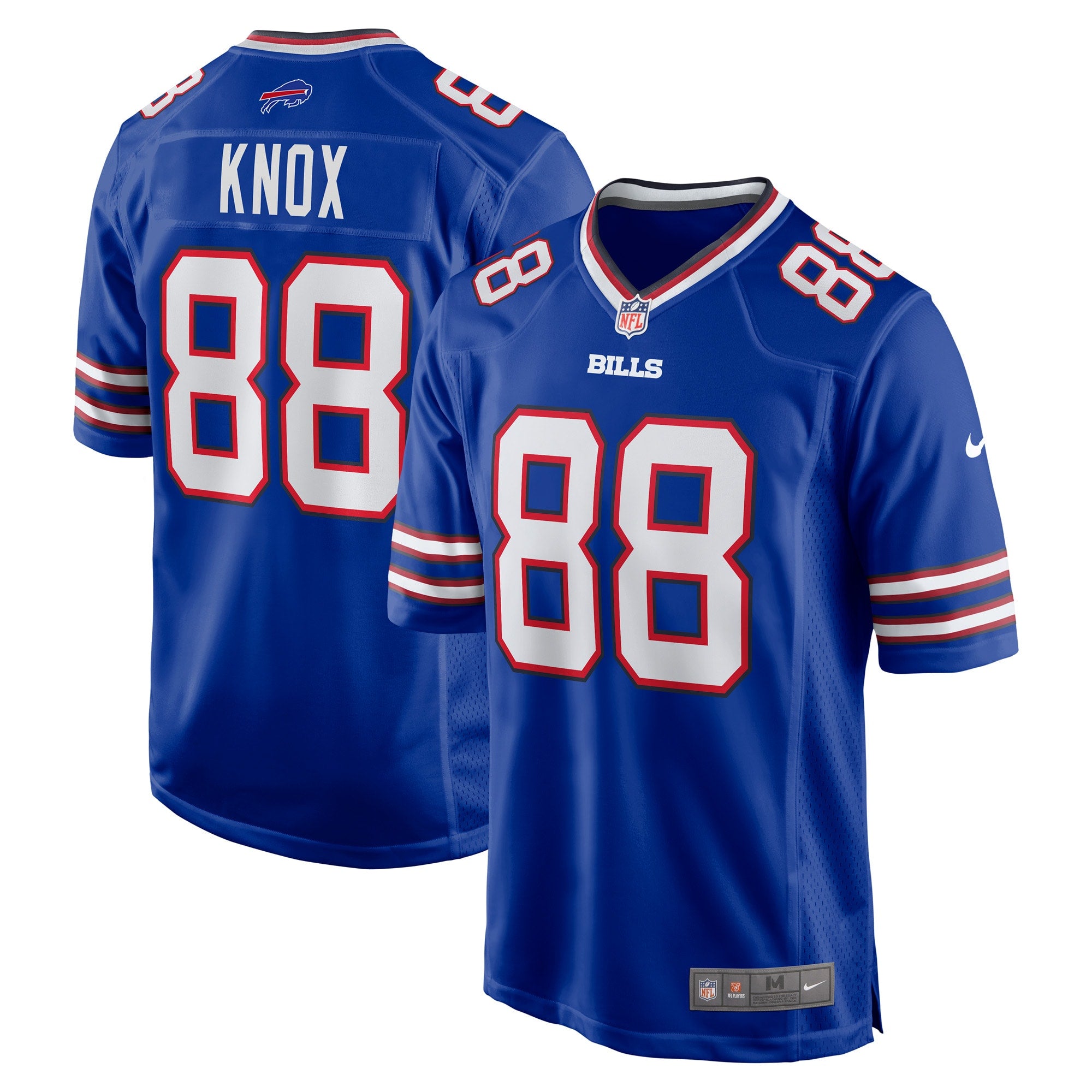 Dawson Knox Buffalo Bills Game Player Jersey - Royal
