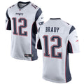 Men's New England Patriots Tom Brady Game Jersey White