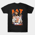 Karl-Anthony Towns Kat New York Cartoon T-Shirt
