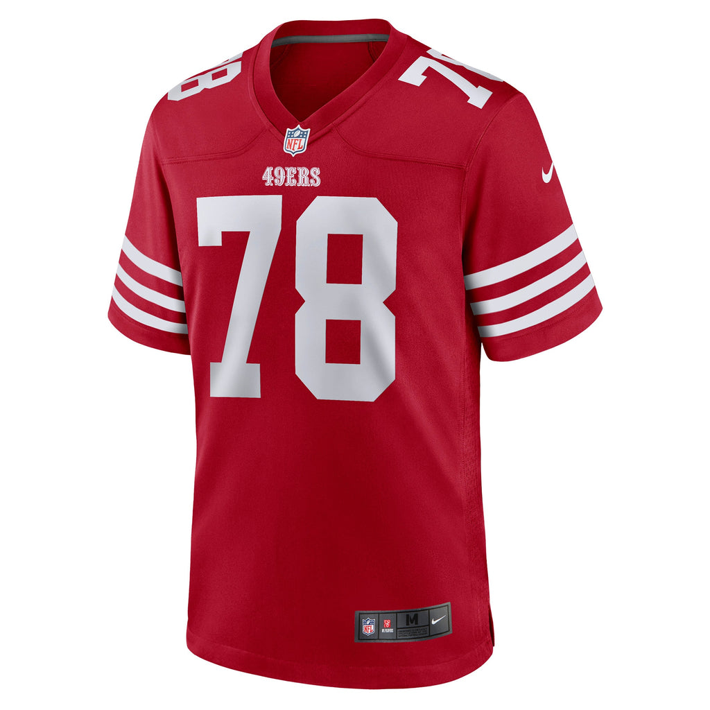 Chris Slayton San Francisco 49ers Game Jersey - Scarlet