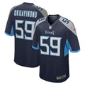 Sam Okuayinonu Tennessee Titans Home Game Player Jersey - Navy