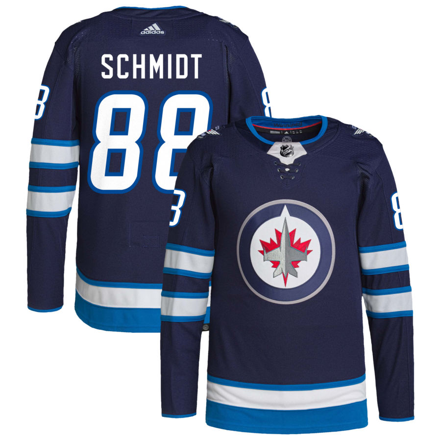 Nate Schmidt Winnipeg Jets Home Authentic Pro Jersey - Navy
