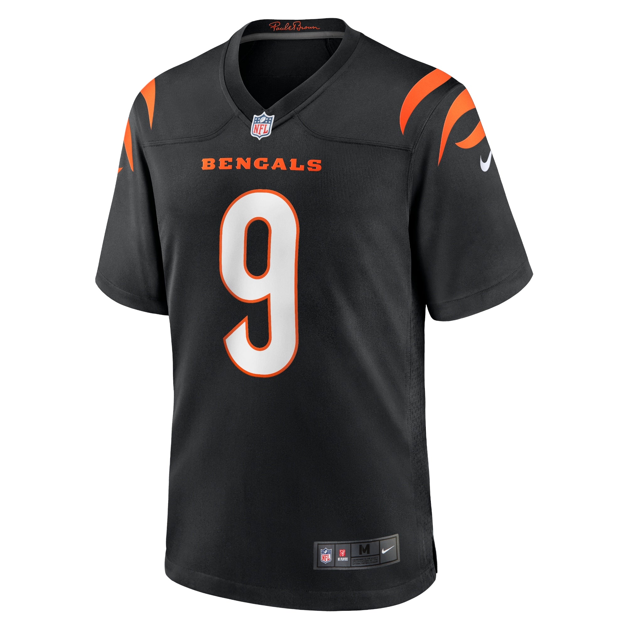 Joe Burrow Cincinnati Bengals Player Game Jersey - Black