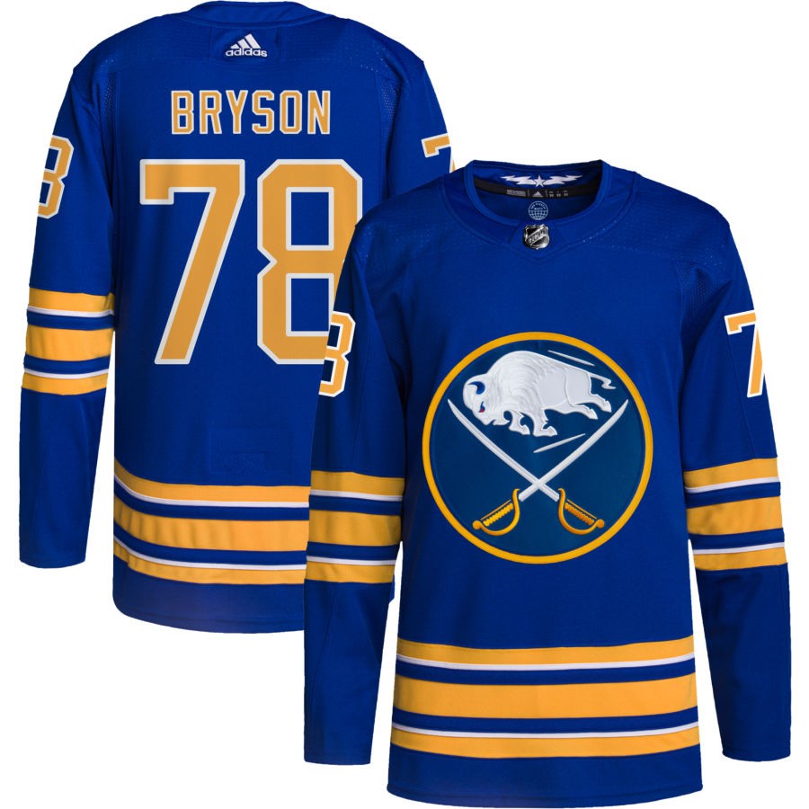 Jacob Bryson Buffalo Sabres Home Authentic Pro Jersey - Royal