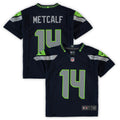 Preschool DK Metcalf Navy Seattle Seahawks Game Jersey