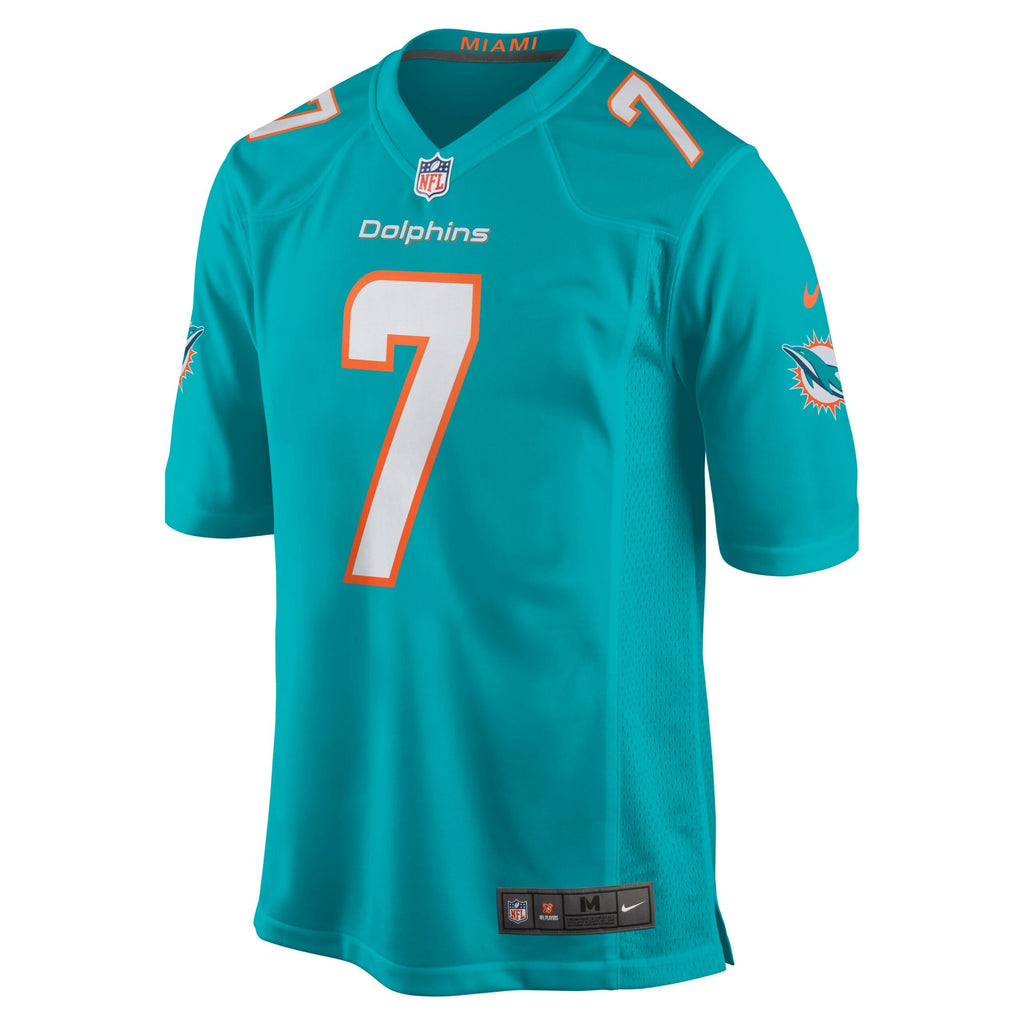 Jason Sanders Miami Dolphins Game Jersey - Aqua