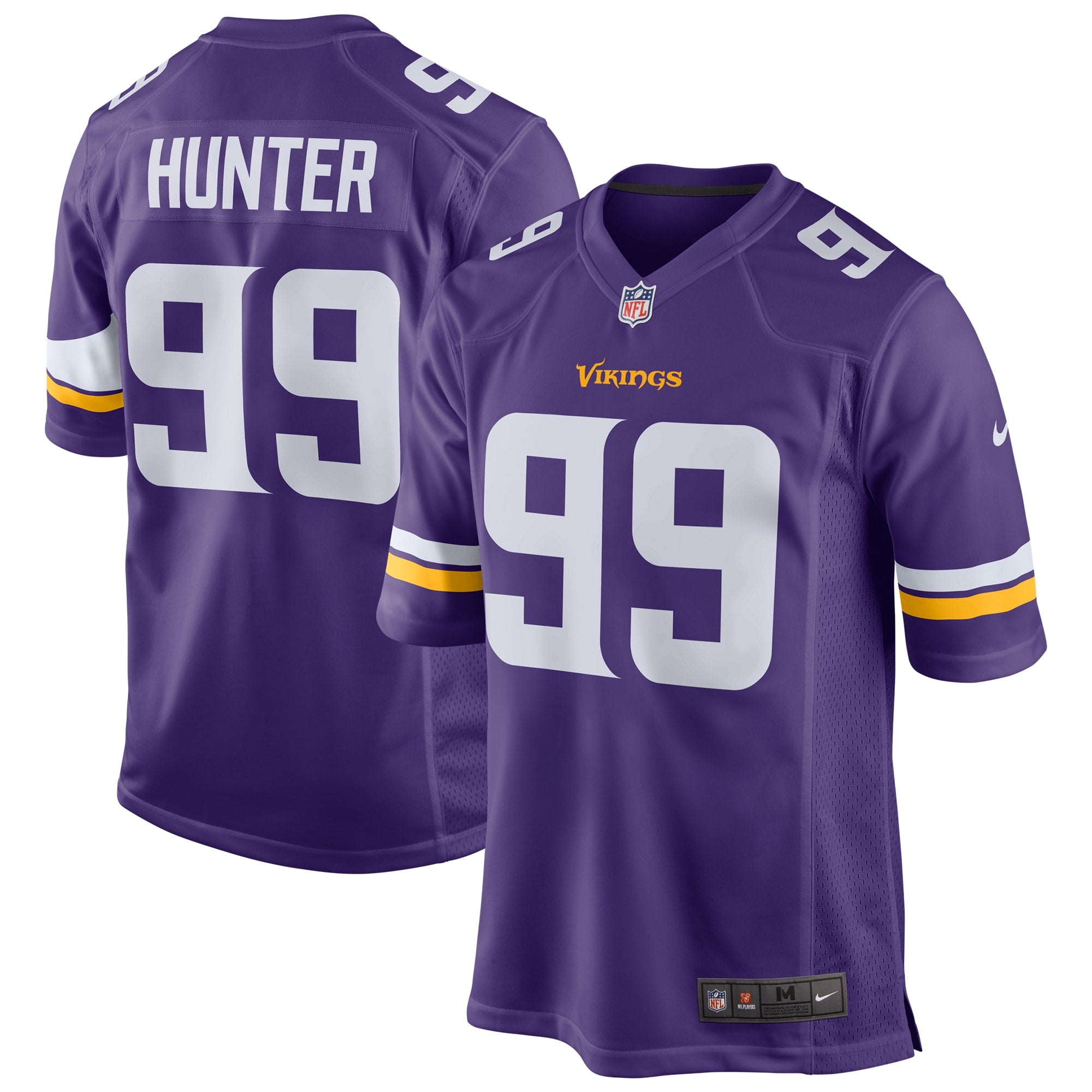 Danielle Hunter Minnesota Vikings Game Jersey - Purple