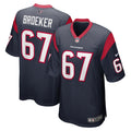 Nick Broeker Houston Texans Team Game Jersey - ?Navy