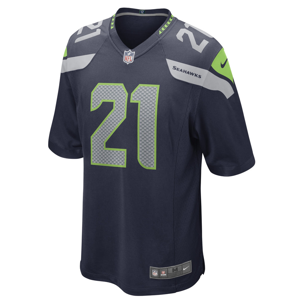 Artie Burns Seattle Seahawks Game Player Jersey - College Navy