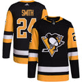 Ty Smith Pittsburgh Penguins Home Primegreen Authentic Pro Jersey - Black