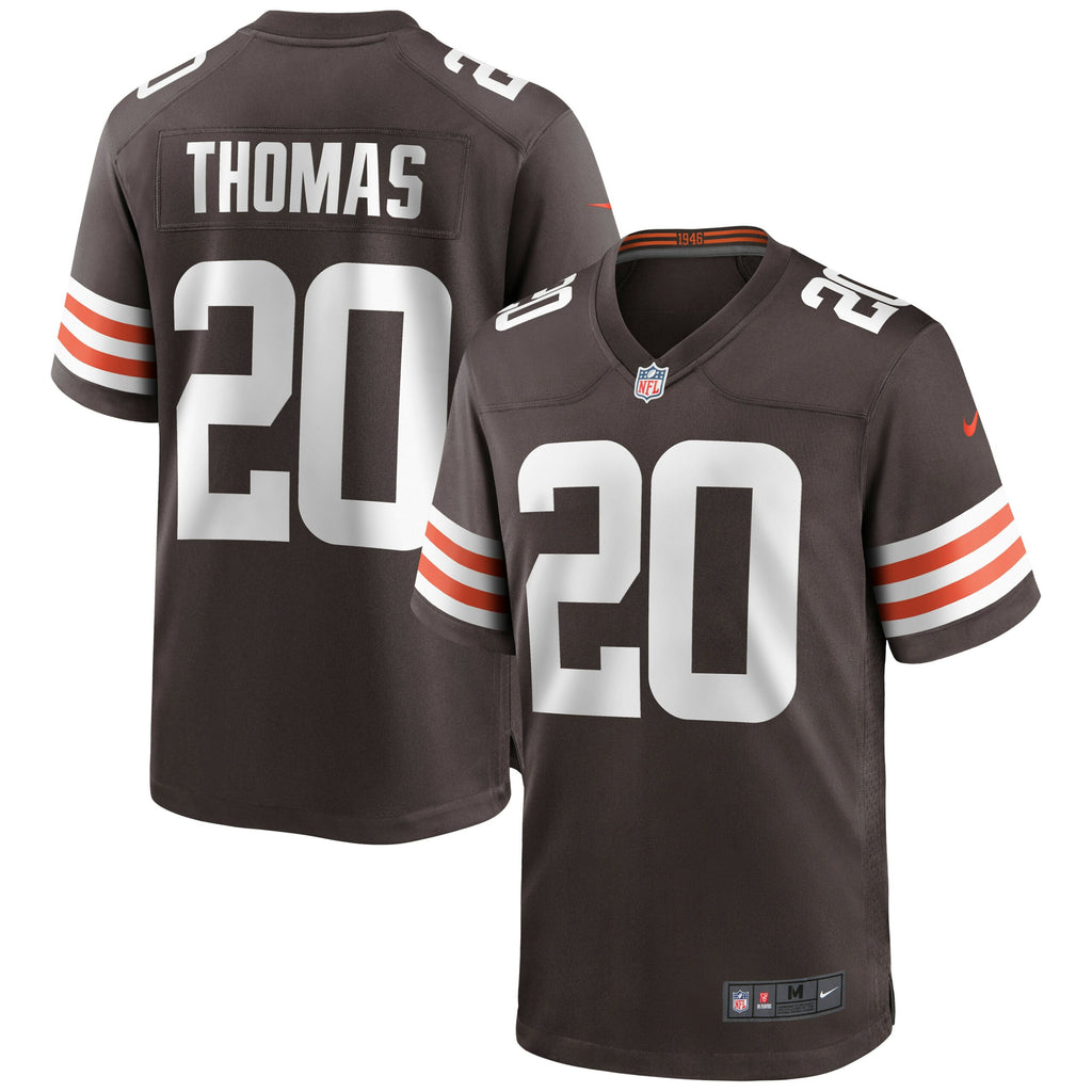 Tavierre Thomas Cleveland Browns Game Jersey - Brown