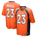 Fabian Moreau Denver Broncos Team Game Jersey - ?Orange