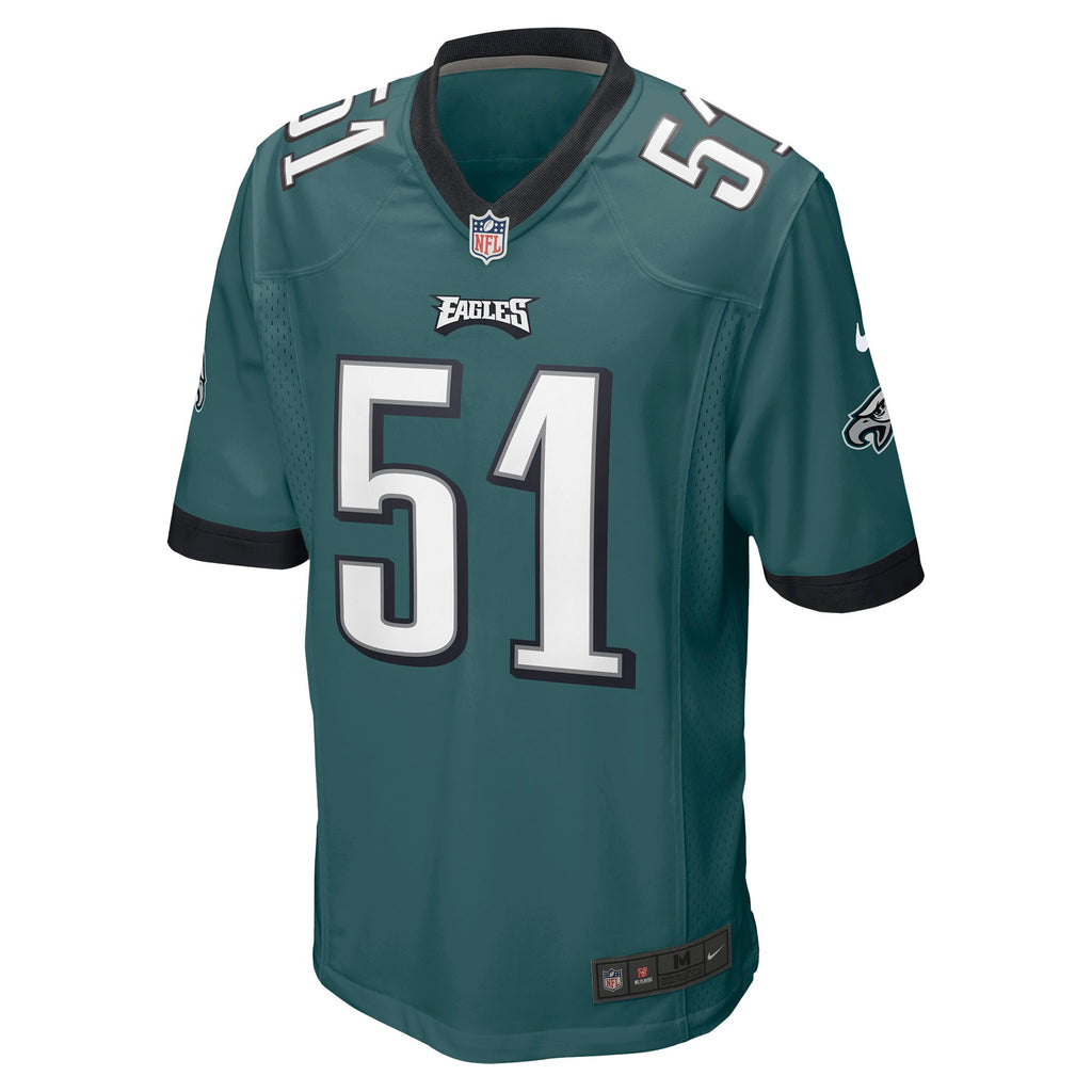 Landon Dickerson Philadelphia Eagles Game Jersey - Midnight Green