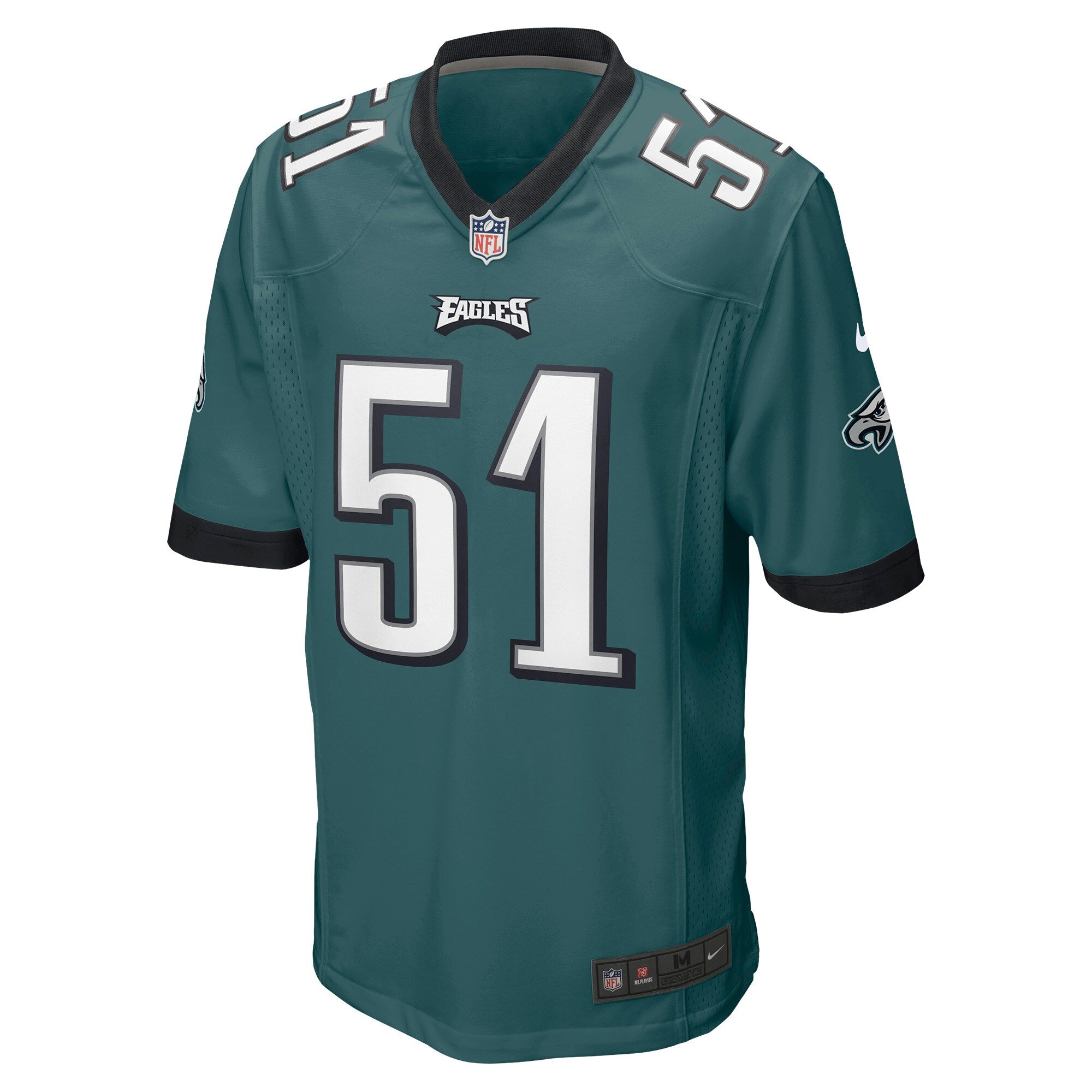 Landon Dickerson Philadelphia Eagles Game Jersey - Midnight Green