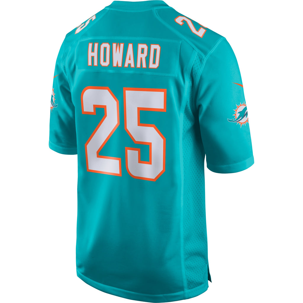 Xavien Howard Miami Dolphins Game Jersey - Aqua