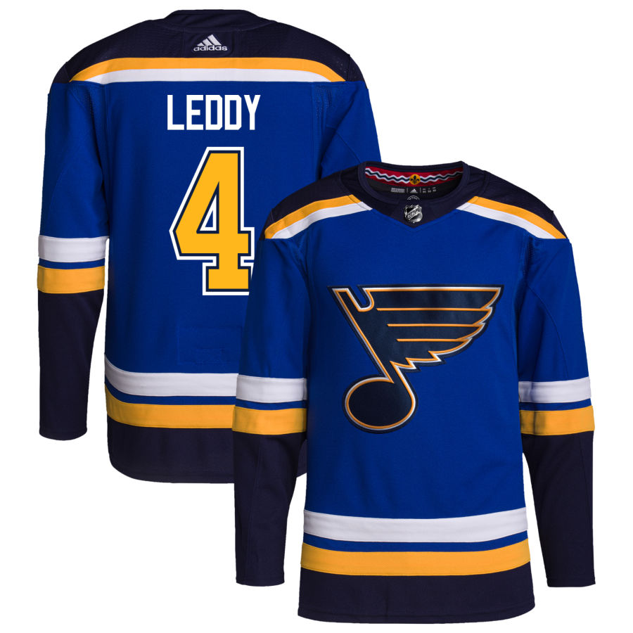 Nick Leddy St. Louis Blues Home Authentic Pro Jersey - Royal