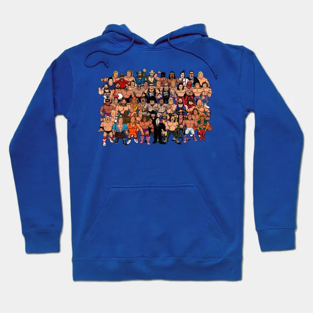 1991 Wrestling Roster Hoodie