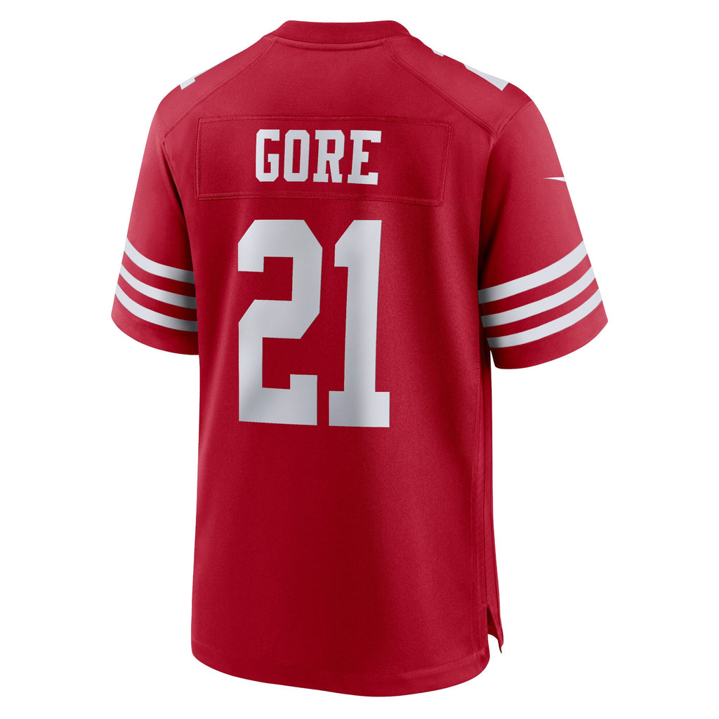 Frank Gore San Francisco 49ers Retired Player Game Jersey - Scarlet
