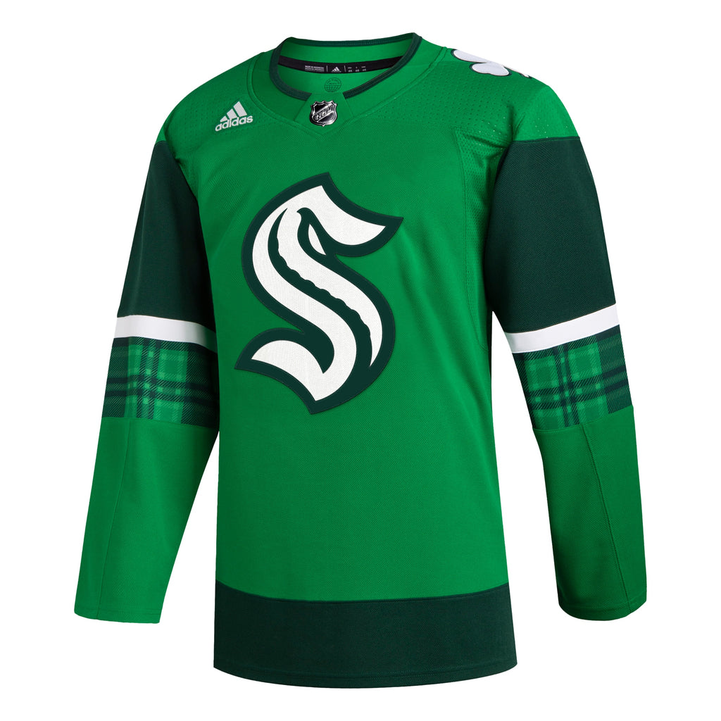 Seattle Kraken 2023 St. Patrick's Day Primegreen Authentic Jersey - Kelly Green