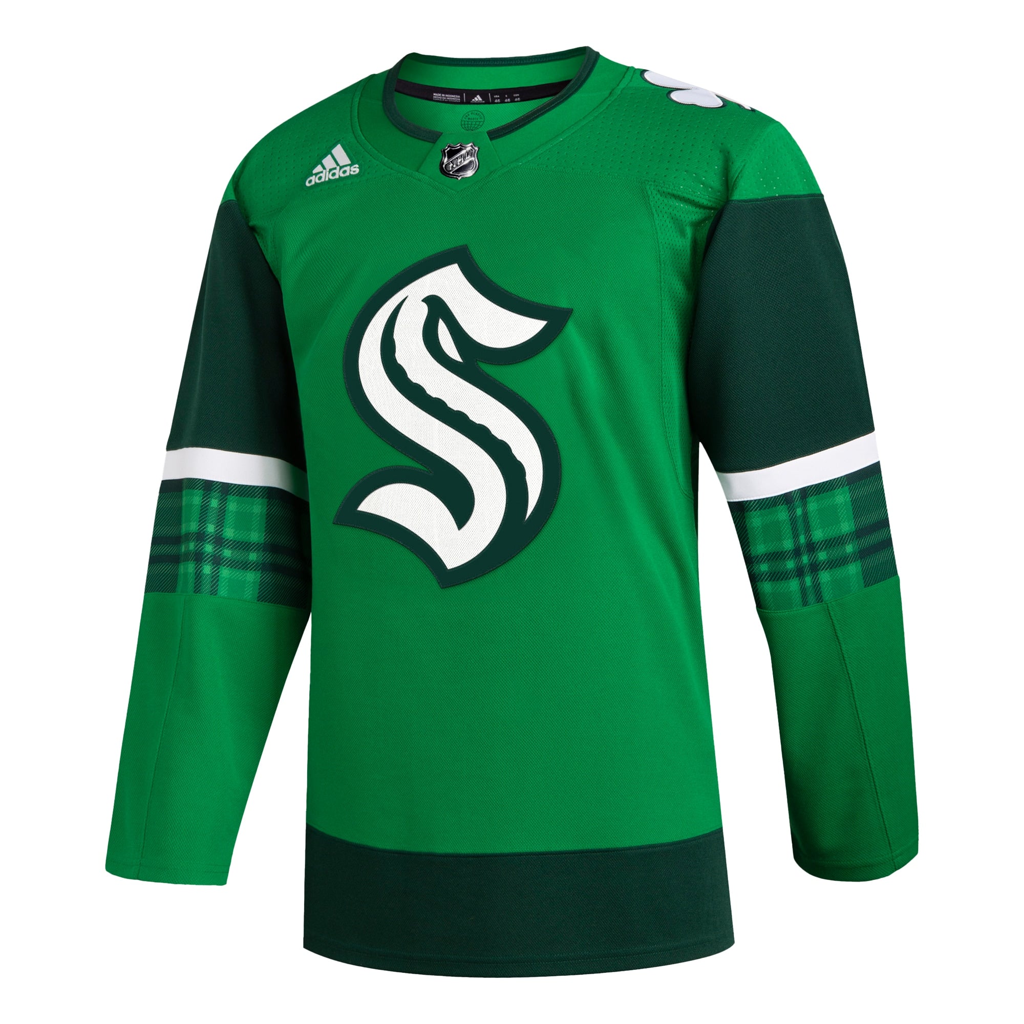 Seattle Kraken 2023 St. Patrick's Day Primegreen Authentic Jersey - Kelly Green
