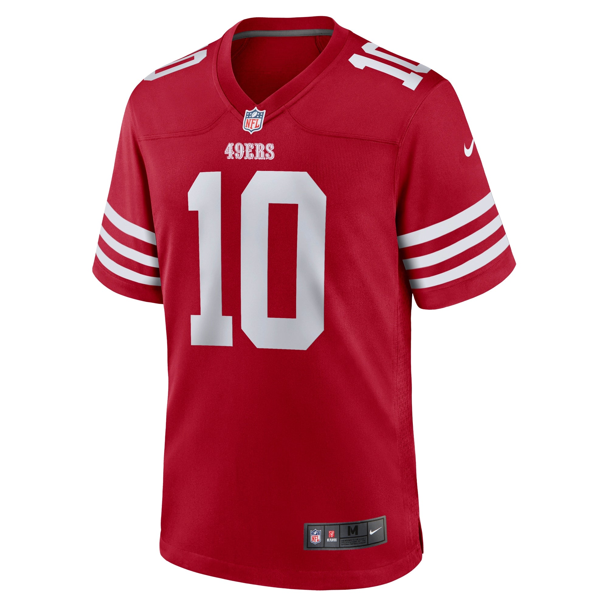Ronnie Bell San Francisco 49ers Team Game Jersey - Scarlet
