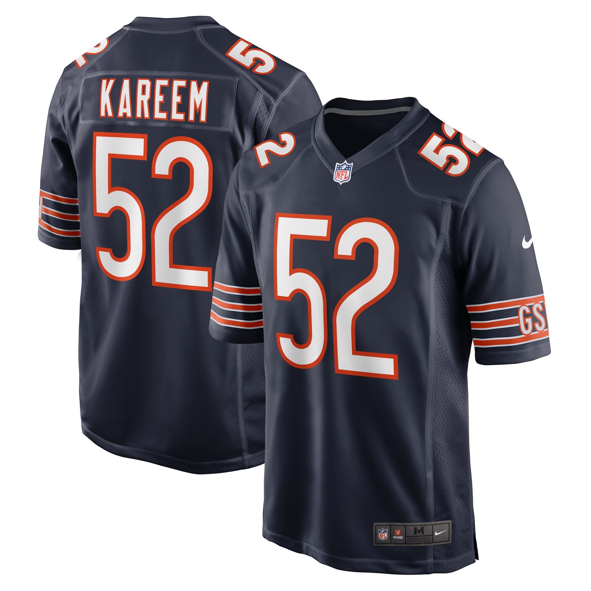 Khalid Kareem Chicago Bears Team Game Jersey - ?Navy