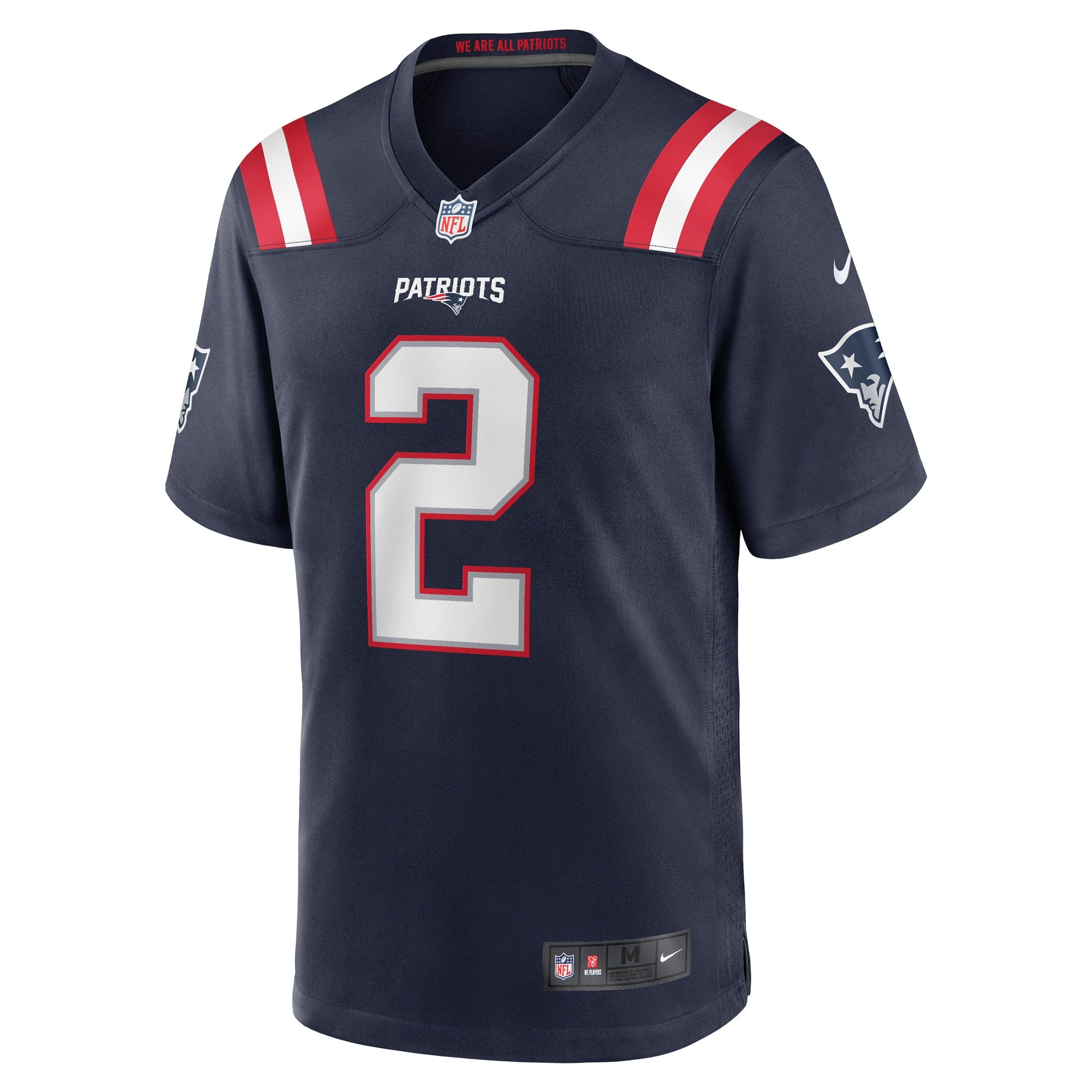 Jalen Mills New England Patriots Game Player Jersey - Navy